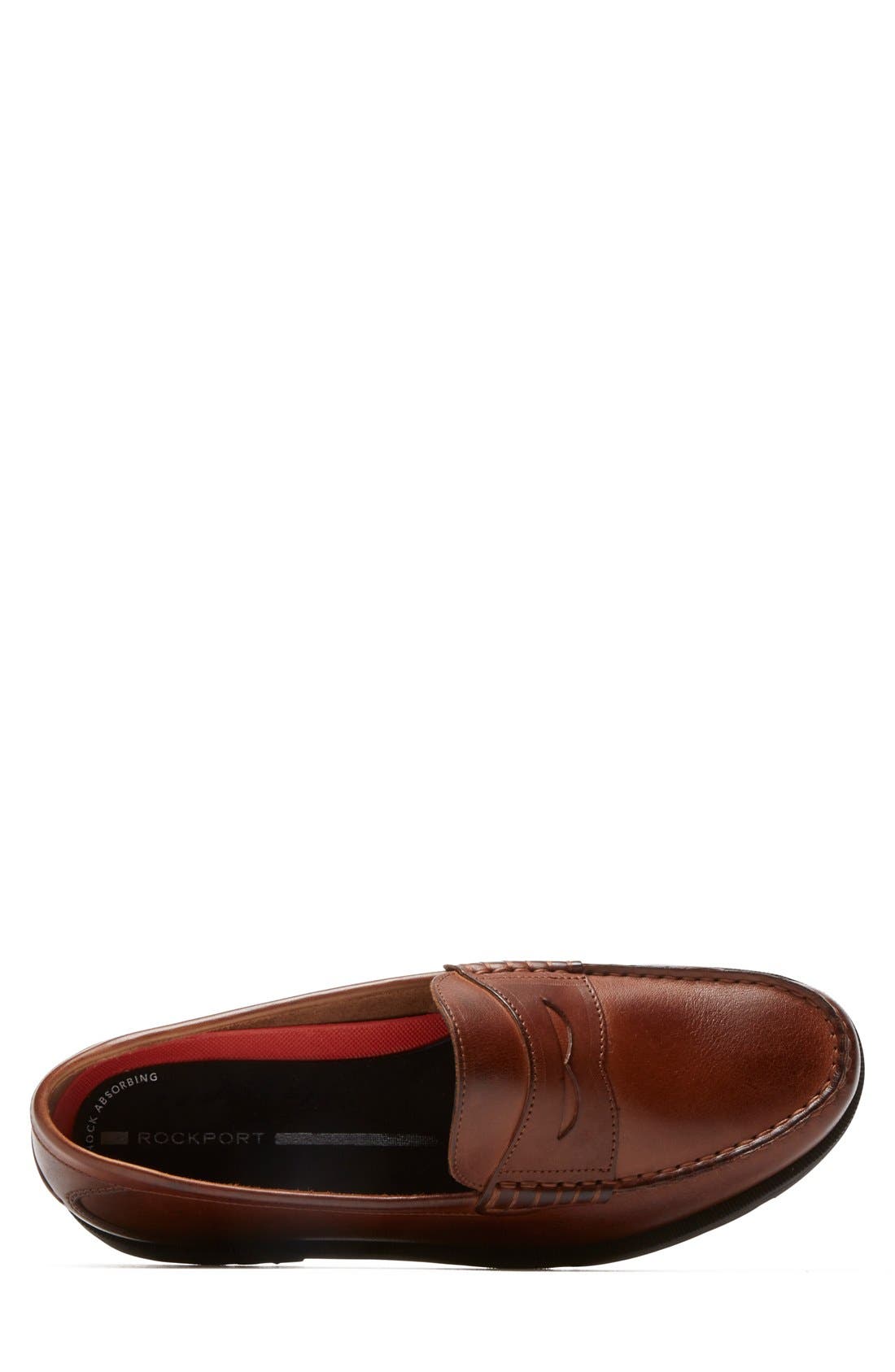 'Modern Prep' Penny Loafer, Alternate, color, DK TAN
