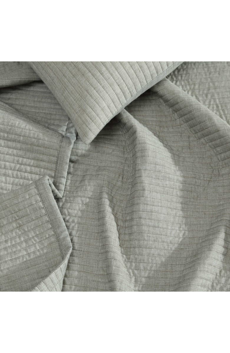 Calvin Klein Mini Channel Stitch Solid Quilt Set, Alternate, color,