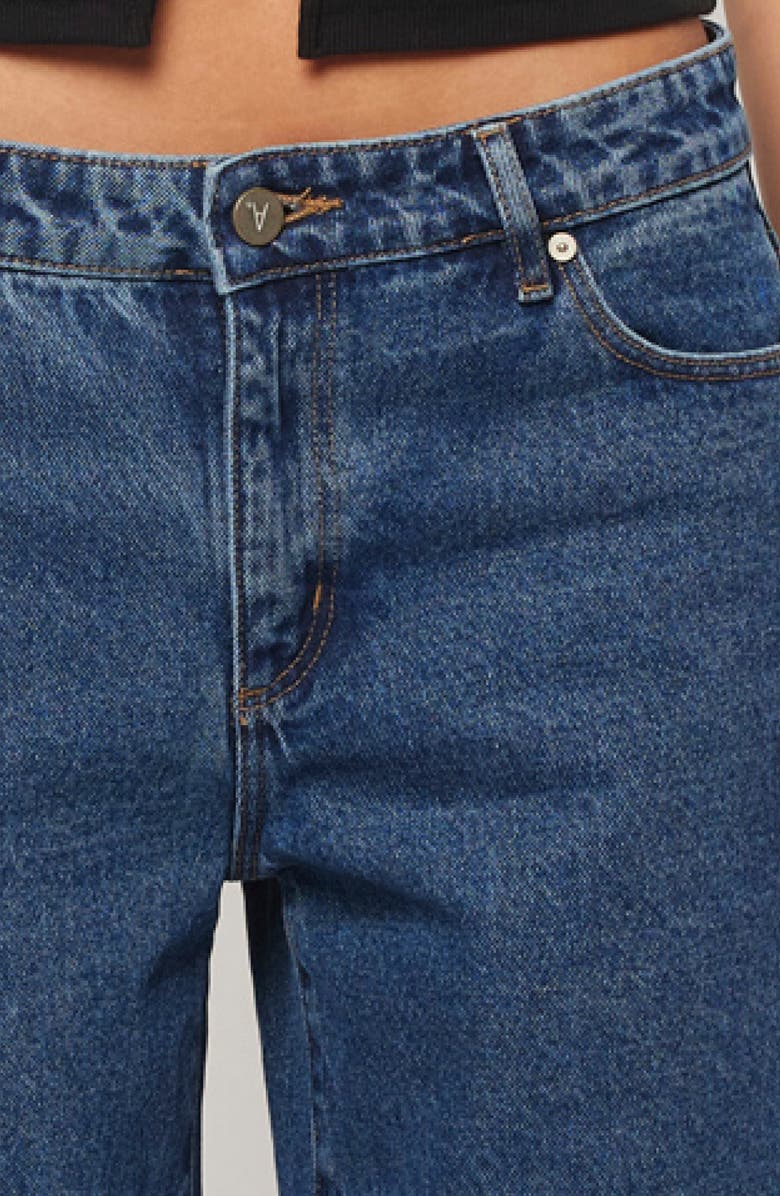 ABRAND '99 Bella Baggy Straight Leg Jeans, Alternate, color, Mid Blue