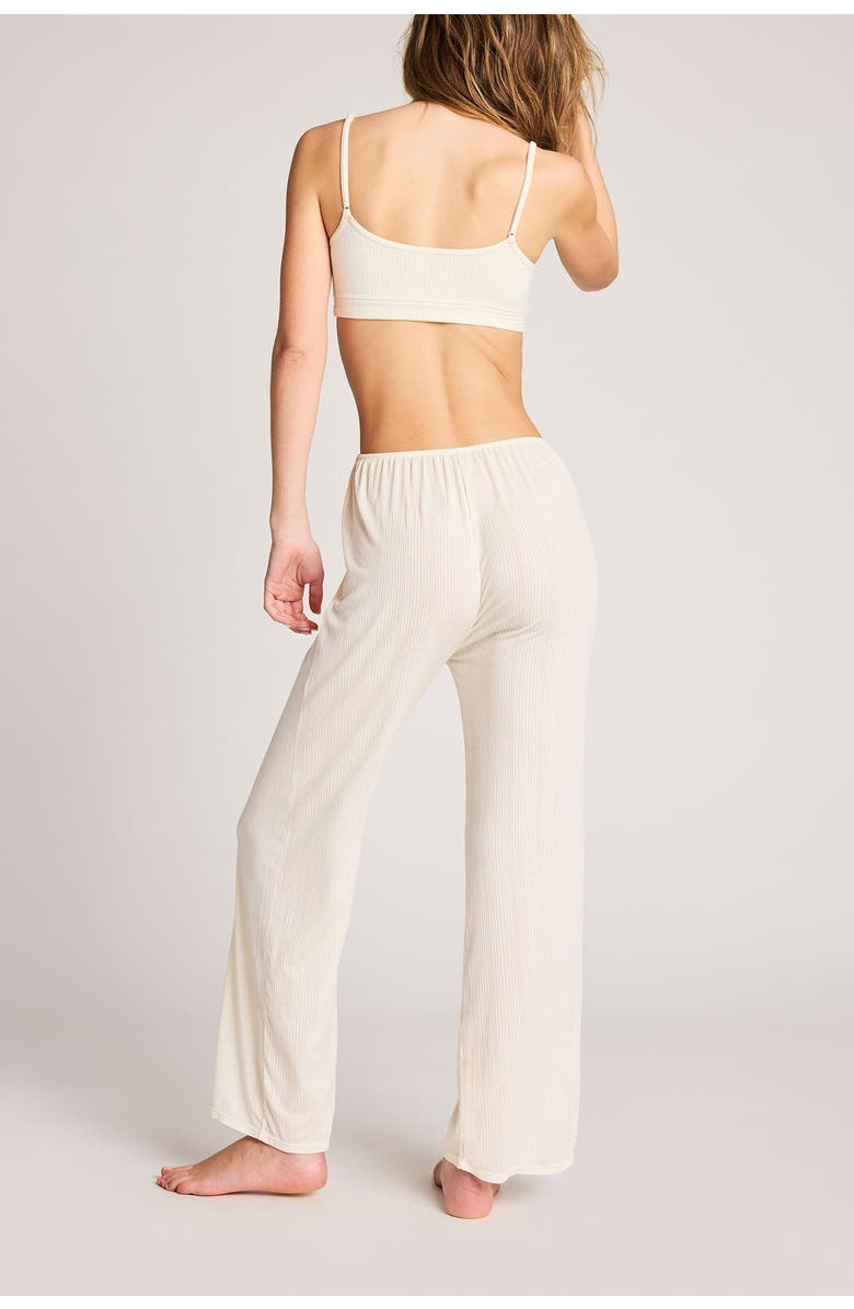 Negative Underwear Whipped Cropped Pant, Alternate, color, Cream