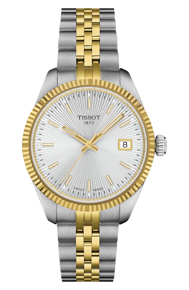 Tissot Ballade Bracelet Watch, 34mm, Main, color, Silver