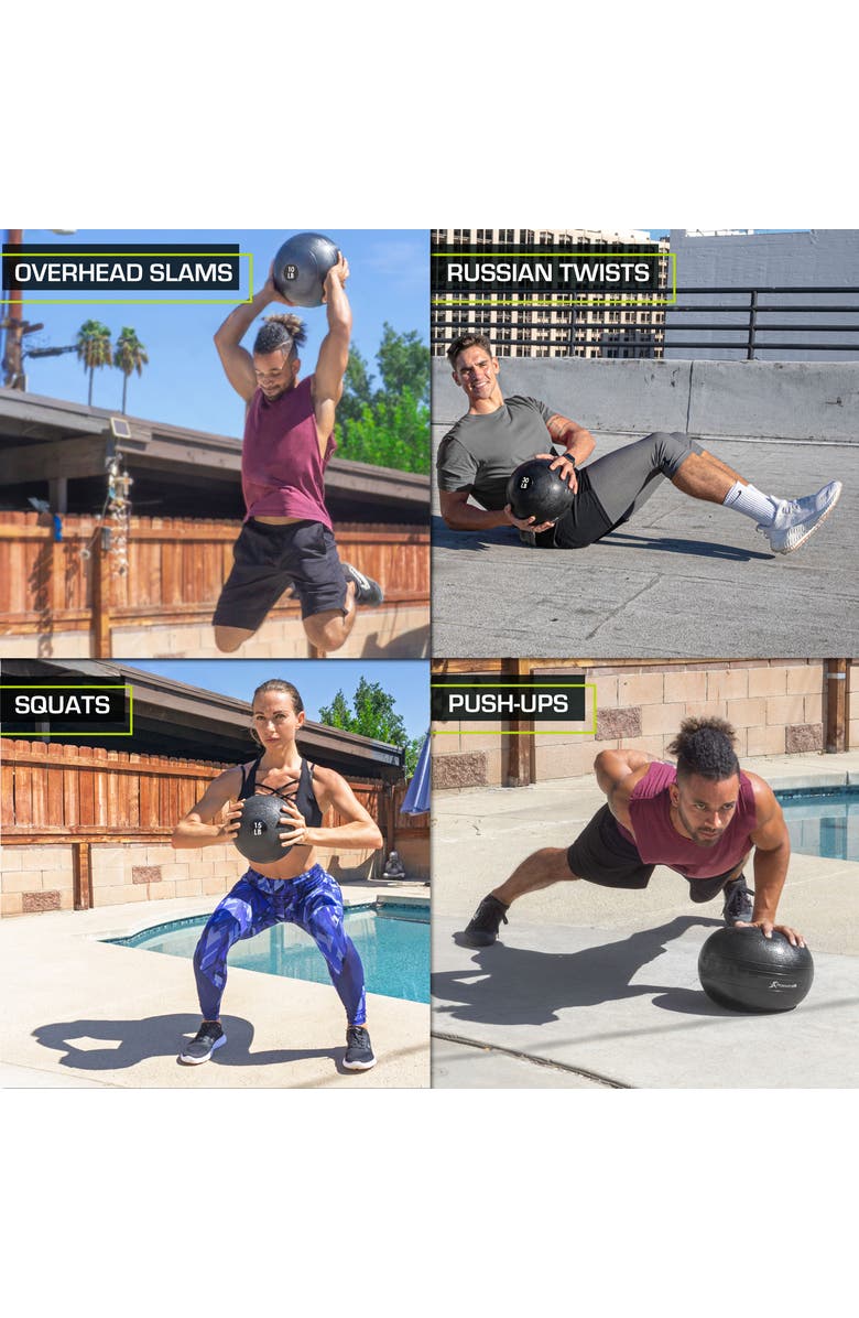 ProsourceFit Classic Slam Ball, Alternate, color, 10 Lb