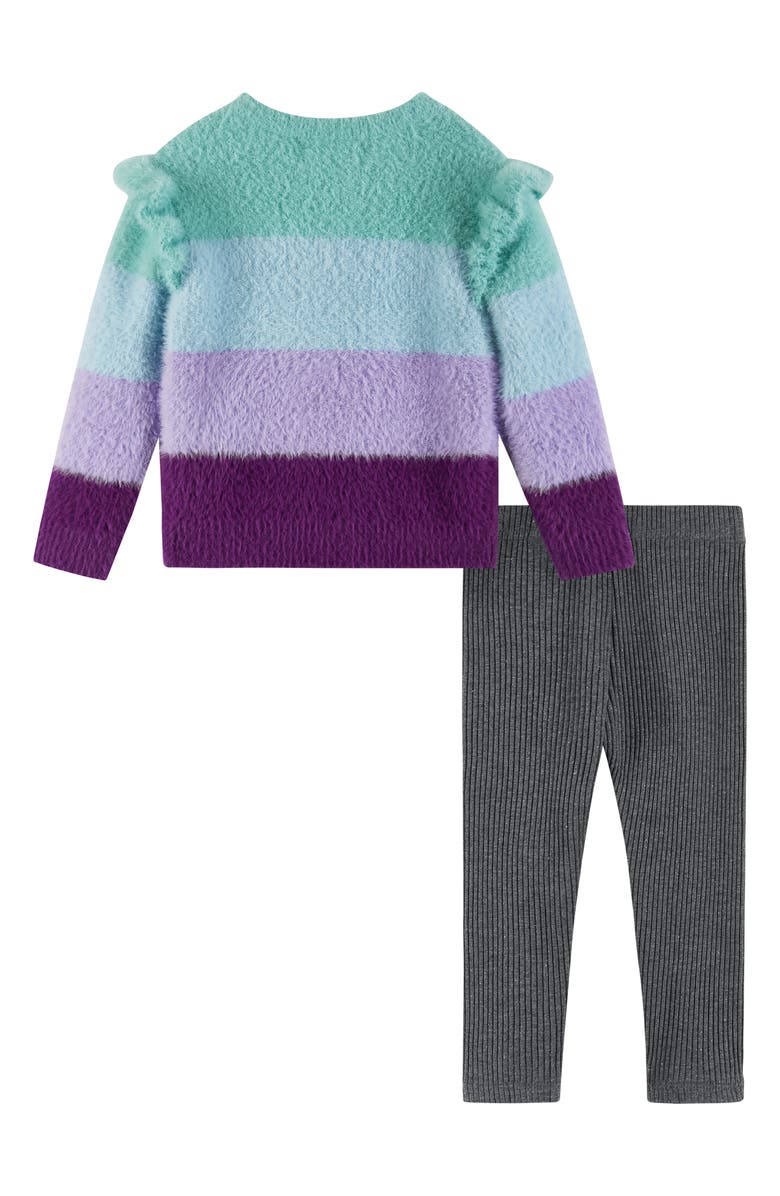 Andy & Evan Eyelash Knit Sweater & Leggings Set, Alternate, color,