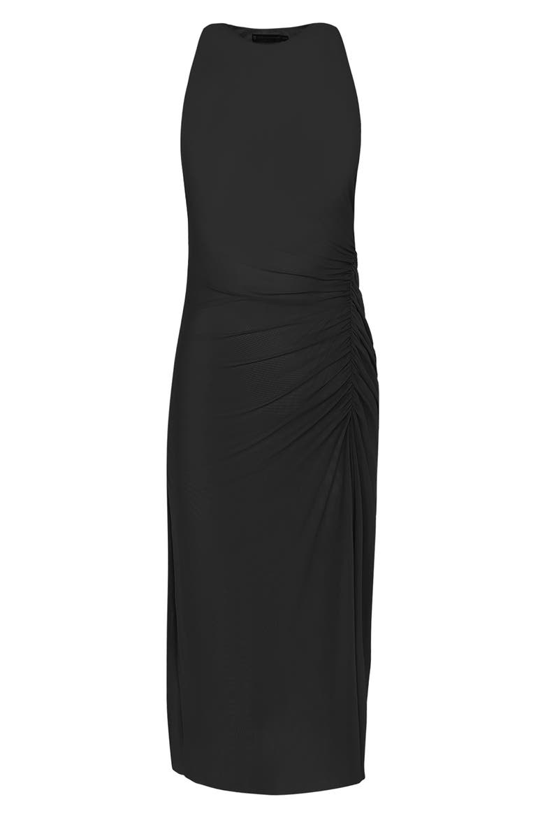 Getty Cover-Up Maxi Dress, Main, color, BLACK