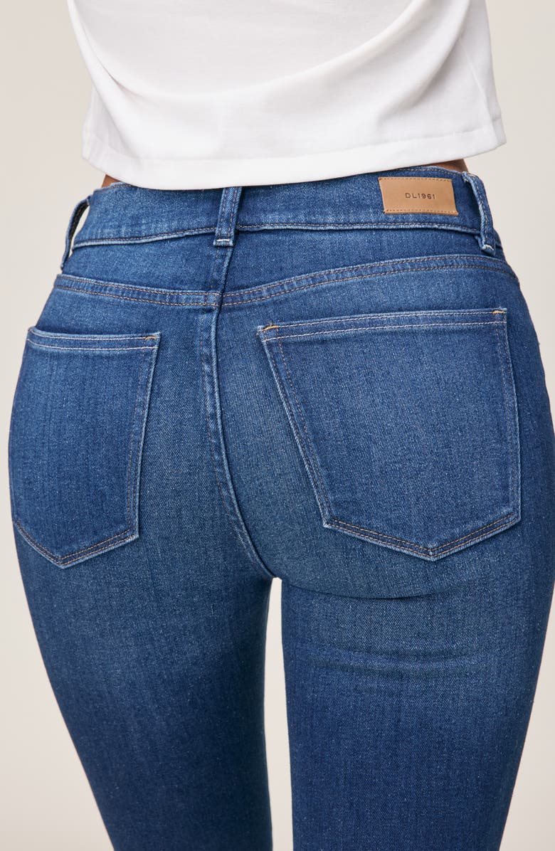 DL1961 Mara Instasculpt<sup>™</sup> Straight Mid Rise Ankle Jeans, Alternate, color, Santa Monica