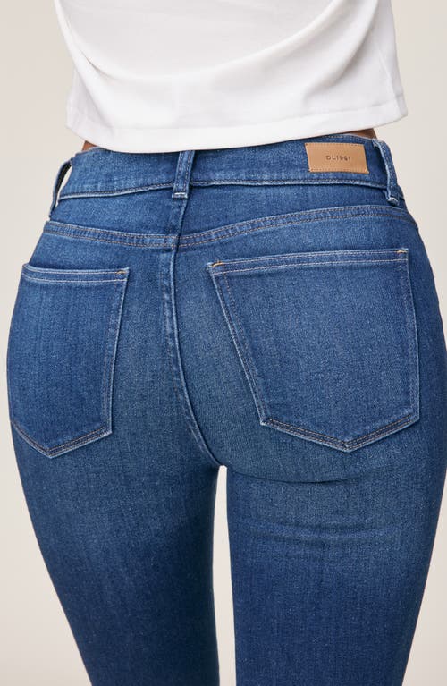 Dl1961 Mara Instasculpt Mid Rise Ankle Straight Leg Jeans In Blue