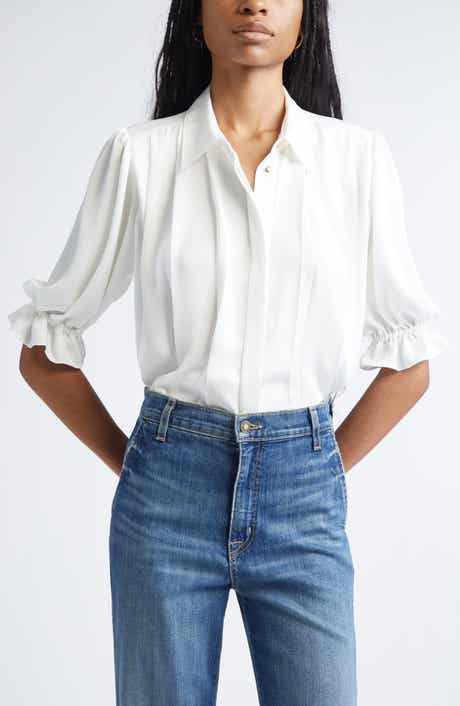 Amira Button Front Woven Shirt
