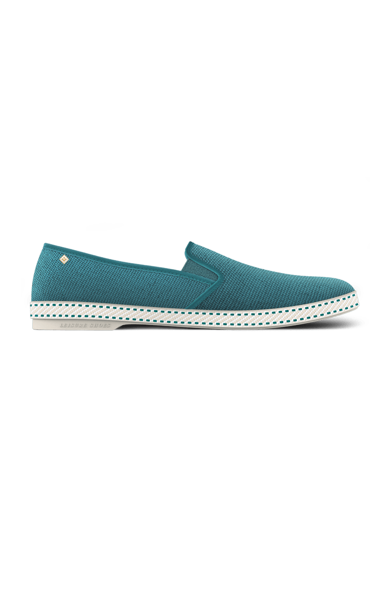 Rivieras Classic Cotton Canvas Slip-On Loafer, Main, color, Aqua