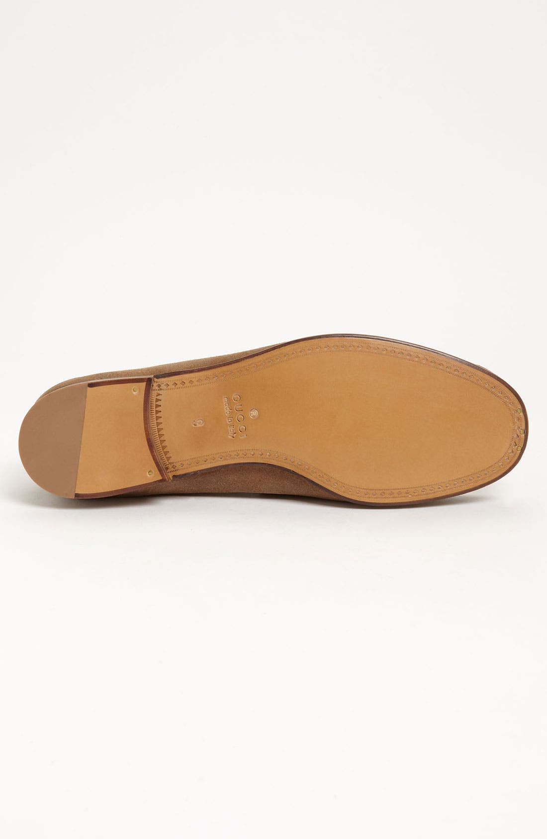 Gucci 'Roos' Suede Bit Loafer, Alternate, color, 