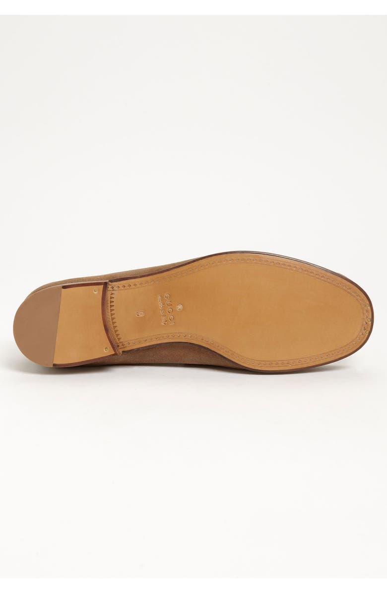Gucci 'Roos' Suede Bit Loafer, Alternate, color,