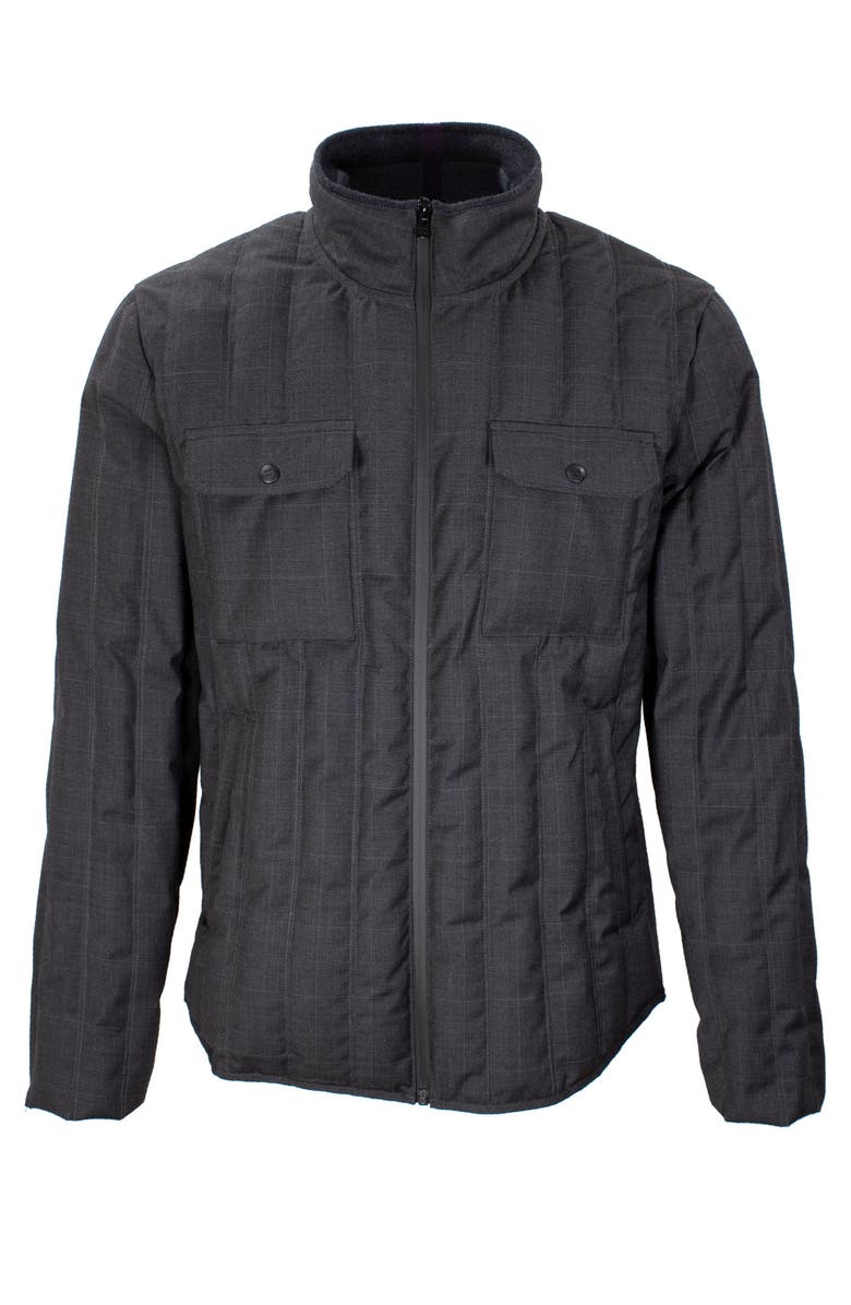 Lords of Harlech Claudio Merino Wool Down Fill Jacket, Alternate, color, Charcoal