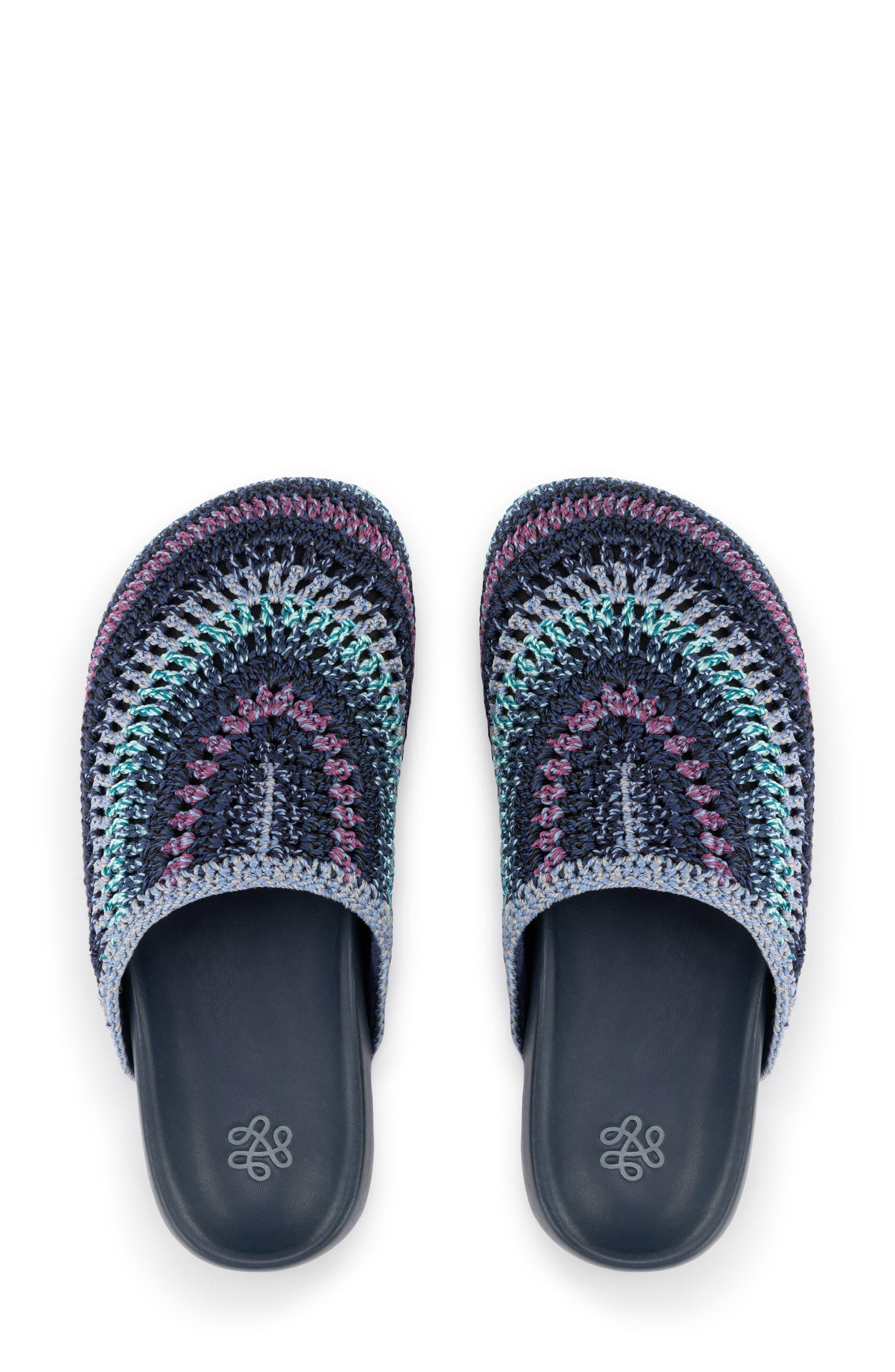 Bolinas Clog, Alternate, color, LAPIS STRIPE