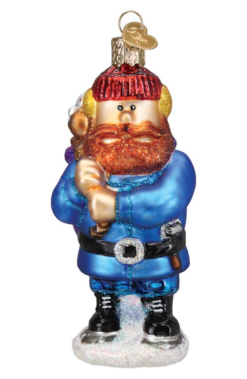 Old World Christmas Yukon Cornelius Glass Ornament In Multi