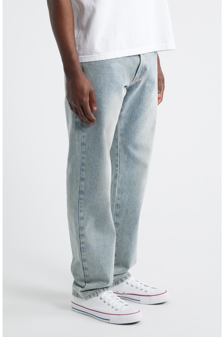 Stock Straight Leg Jeans, Alternate, color, WASHED BLUE