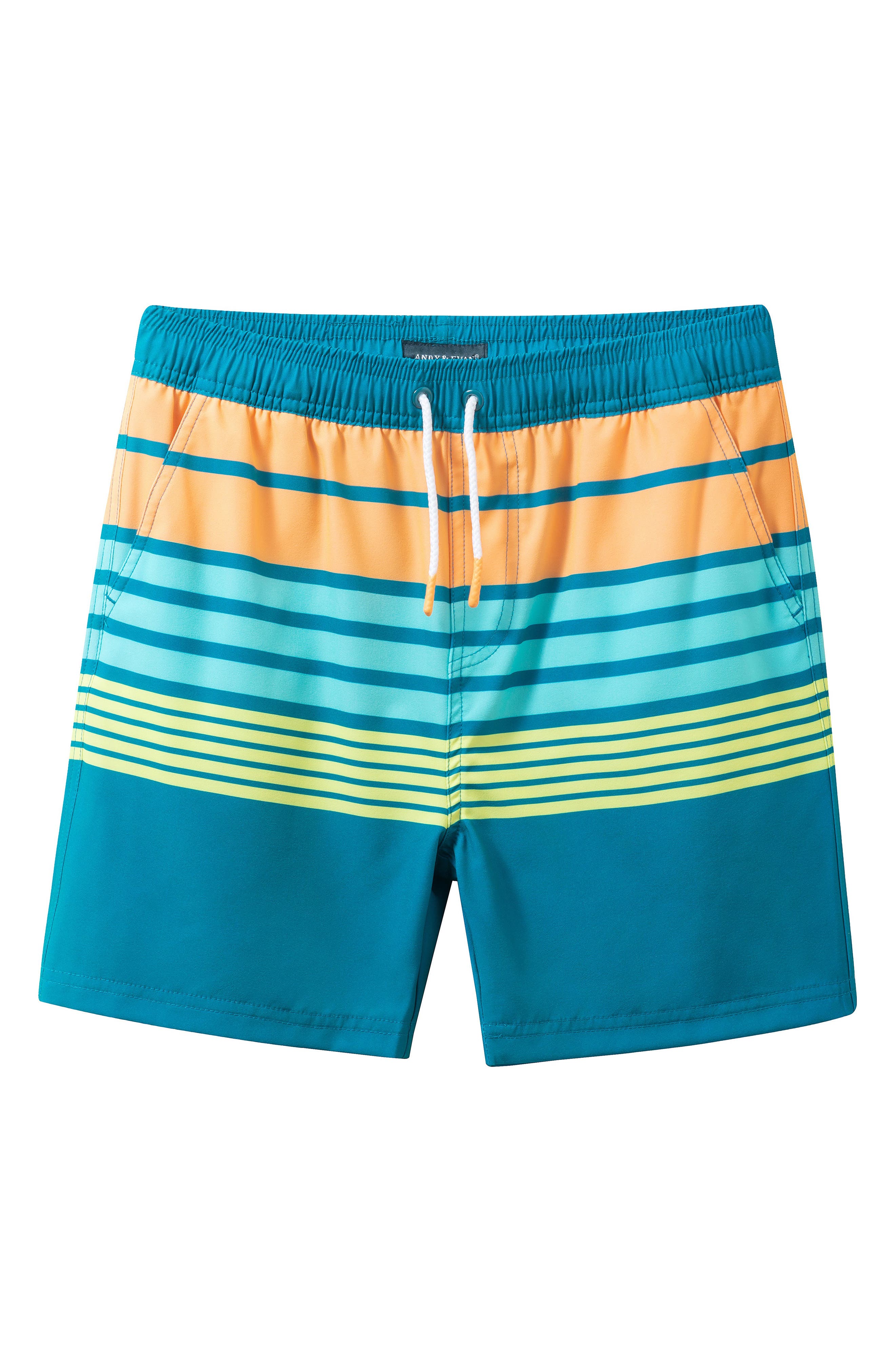 Andy & Evan Kids' Floral Print Volley Swim Shorts