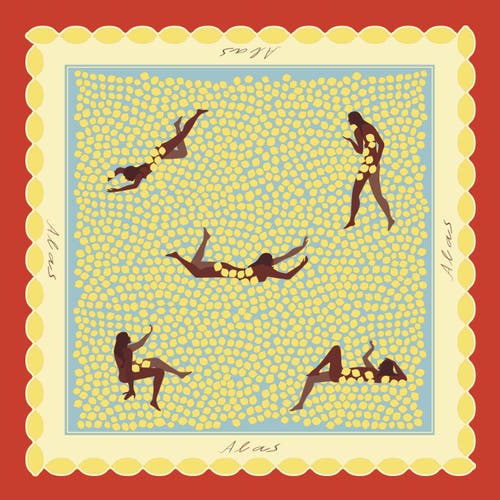 Alas Small Bandana Silk Scarf In Multi