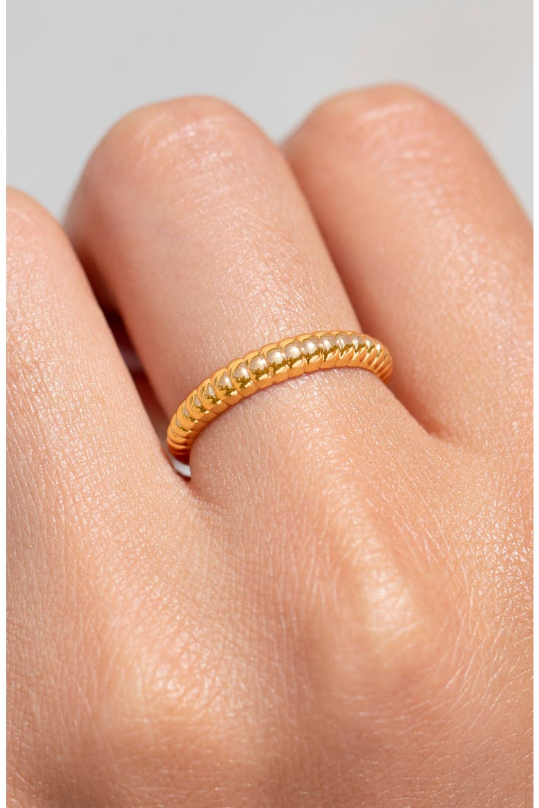 Isla Mujeres Croissant Ring, Alternate, color, GOLD