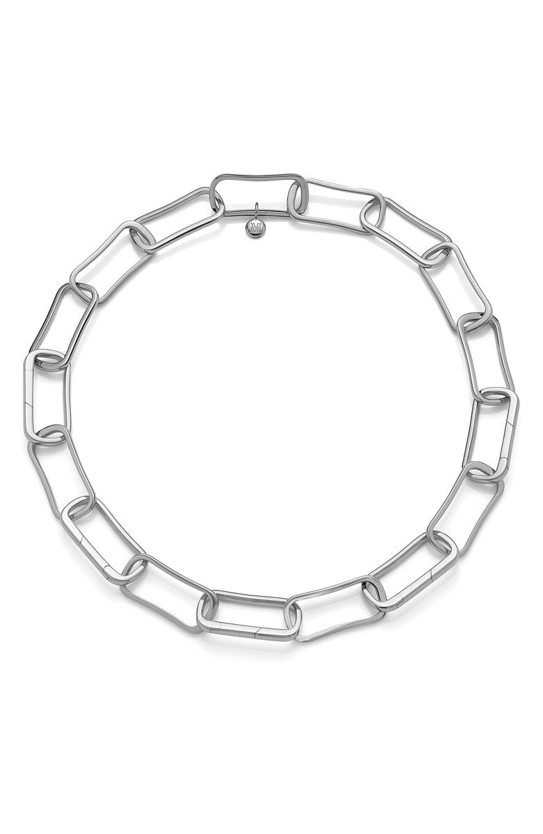 Monica Vinader Alta Capture Large Link Necklace, Main, color, 