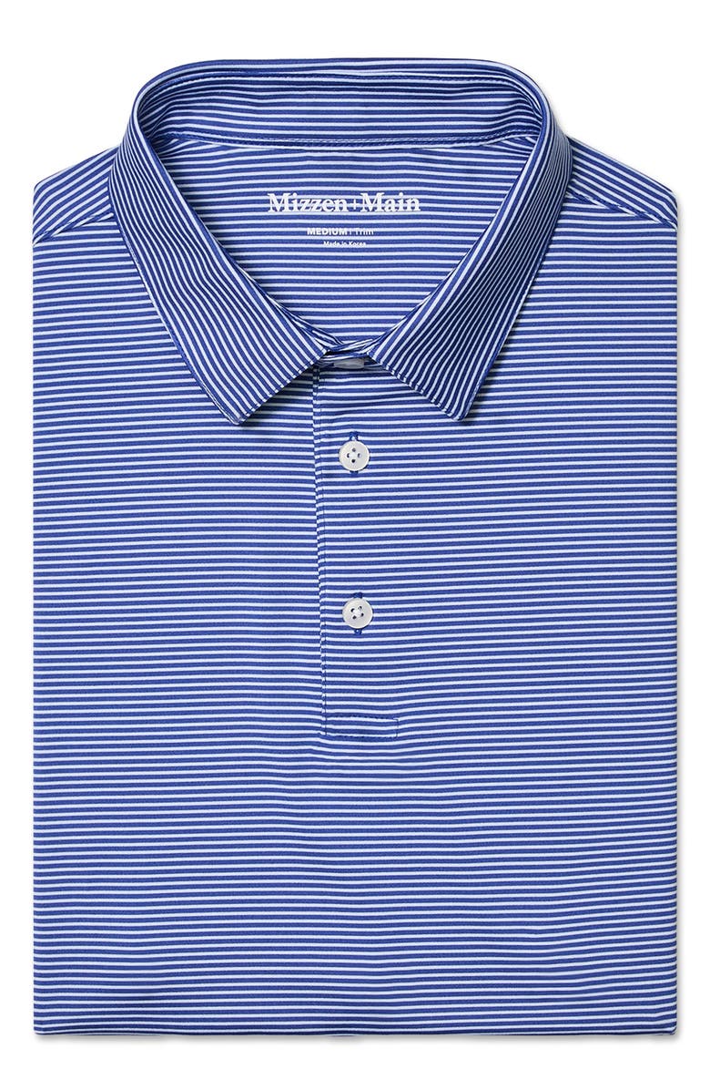Mizzen+Main Versa Trim Fit Performance Golf Polo, Alternate, color, Midnight Navy