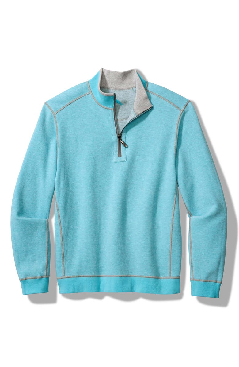 Tommy Bahama Flip Coast Reversible Half Zip Pullover, Alternate, color,