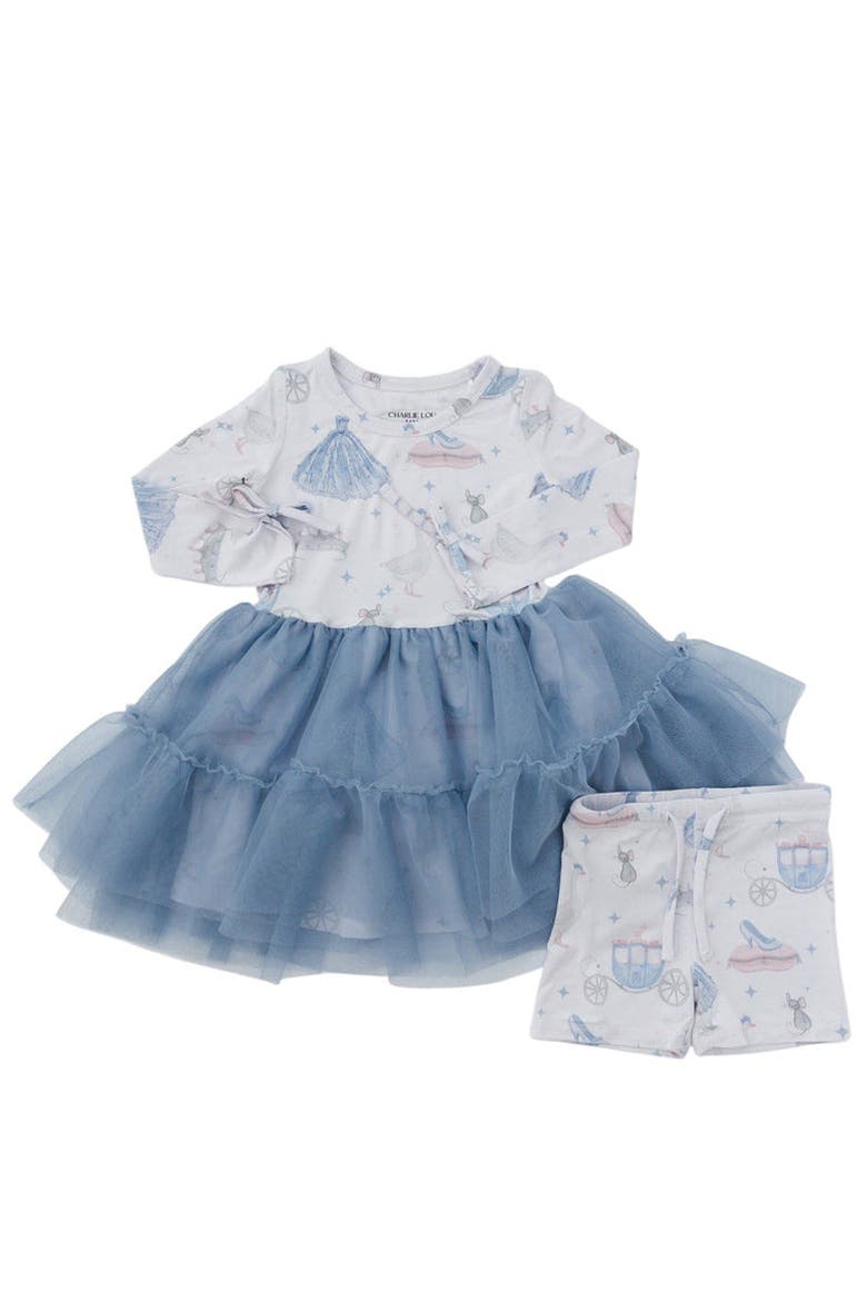 Tutu Dress with Shorts, Main, color, Multicolored