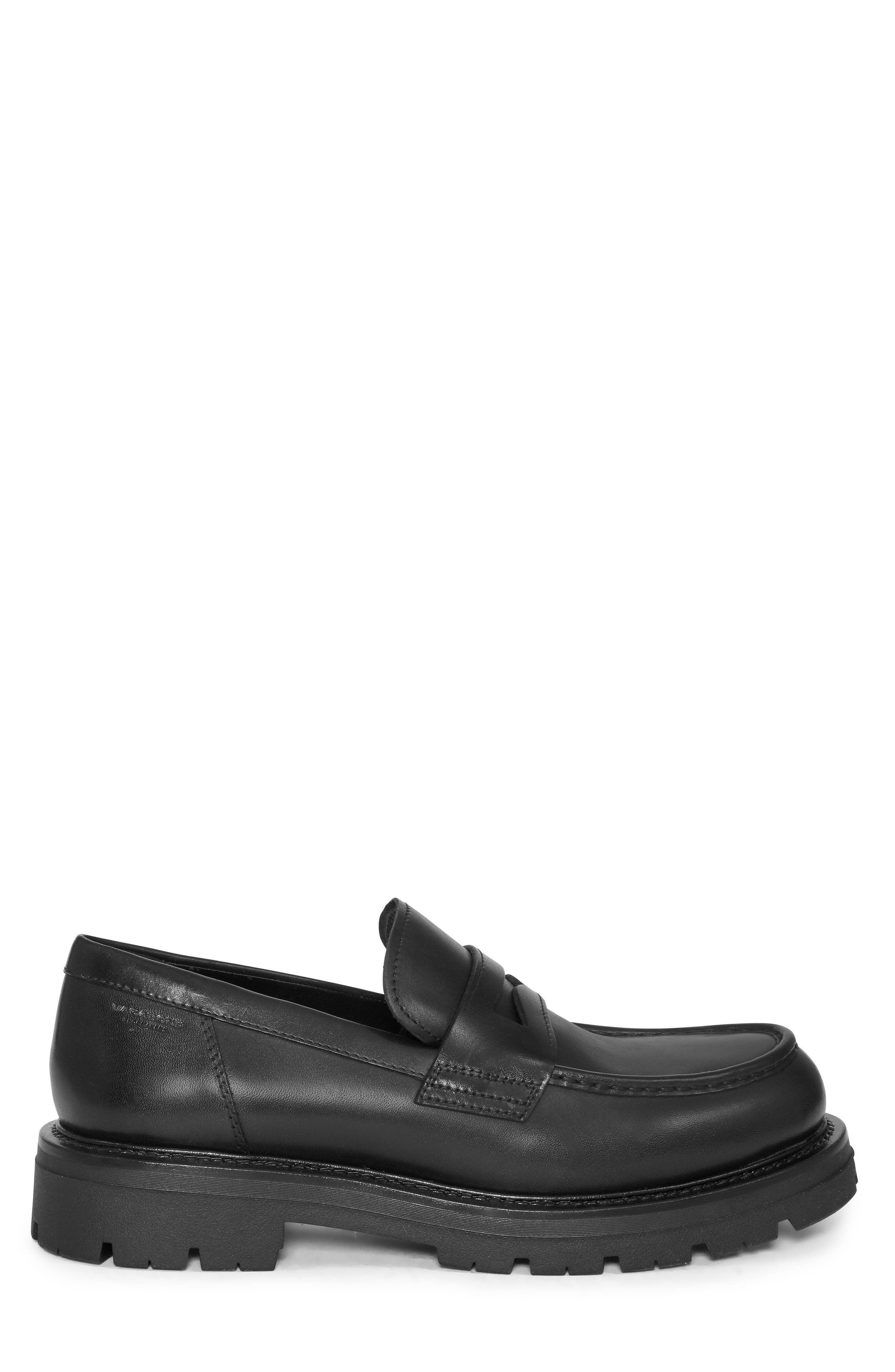 Vagabond Shoemakers Cameron Penny Loafer, Alternate, color, Black