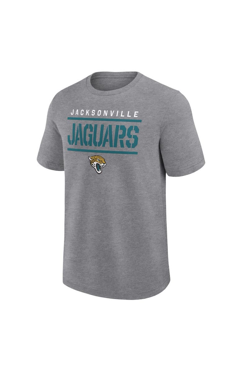 FANATICS Men's Fanatics Heather Gray Jacksonville Jaguars Big & Tall Top Notch T-Shirt, Alternate, color, Heather Gray