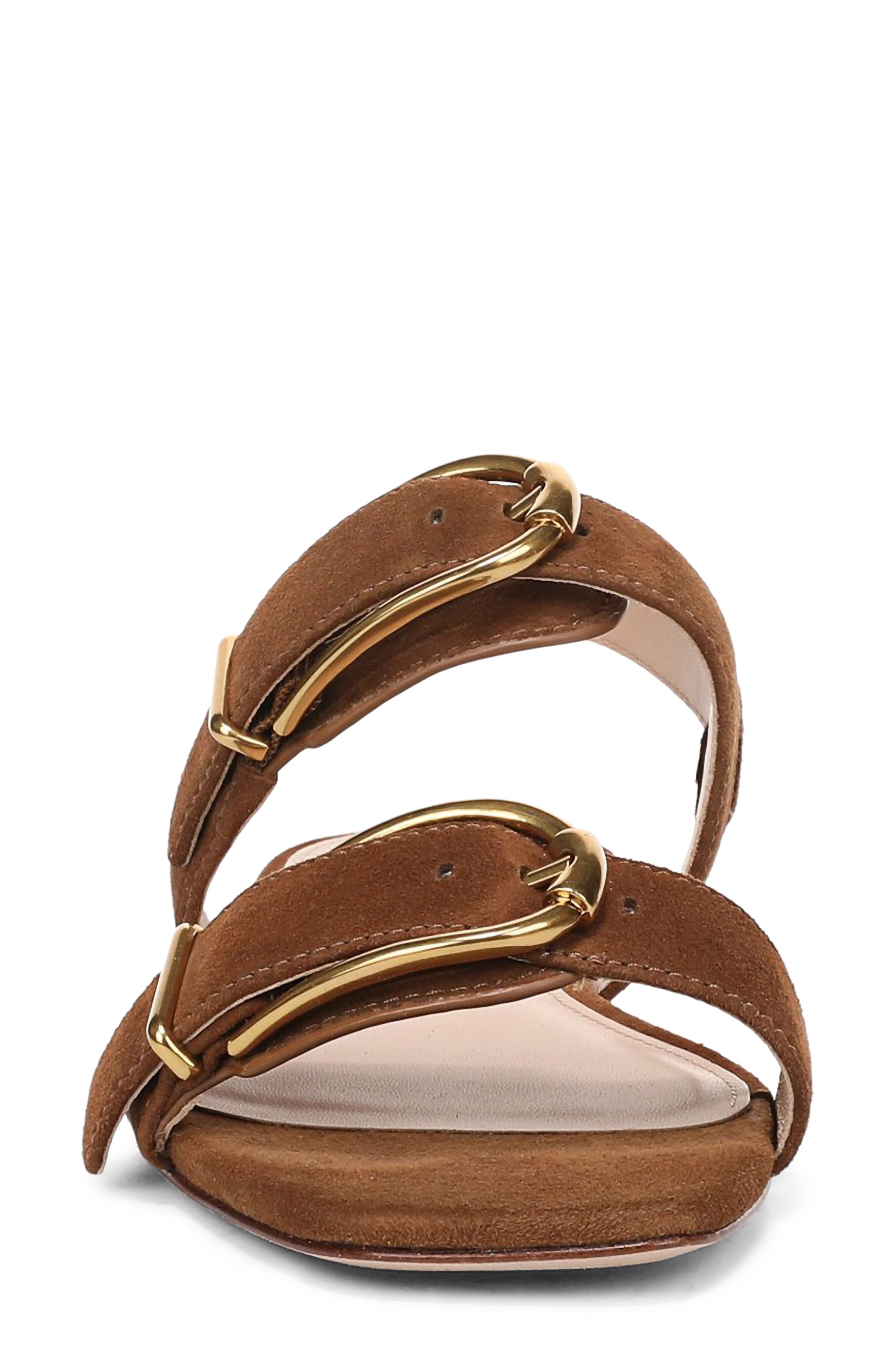 Maglio-2 Genuine Calf Hair Sandal, Alternate, color, CHESTNUT