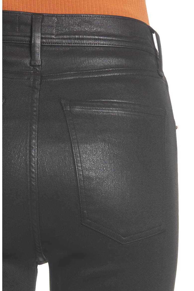 Roxanne Faux Leather High Waist Ankle Skinny Pants, Alternate, color, BLACK LEATHERETTE