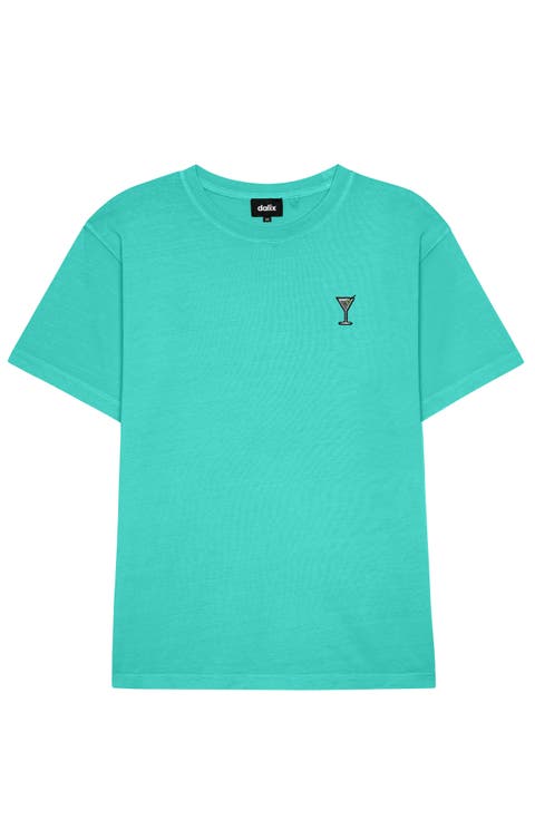 Mens Martini Midweight Garment Dye Tee