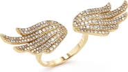 Sheryl Lowe 14K Diamond Angel Wing Ring