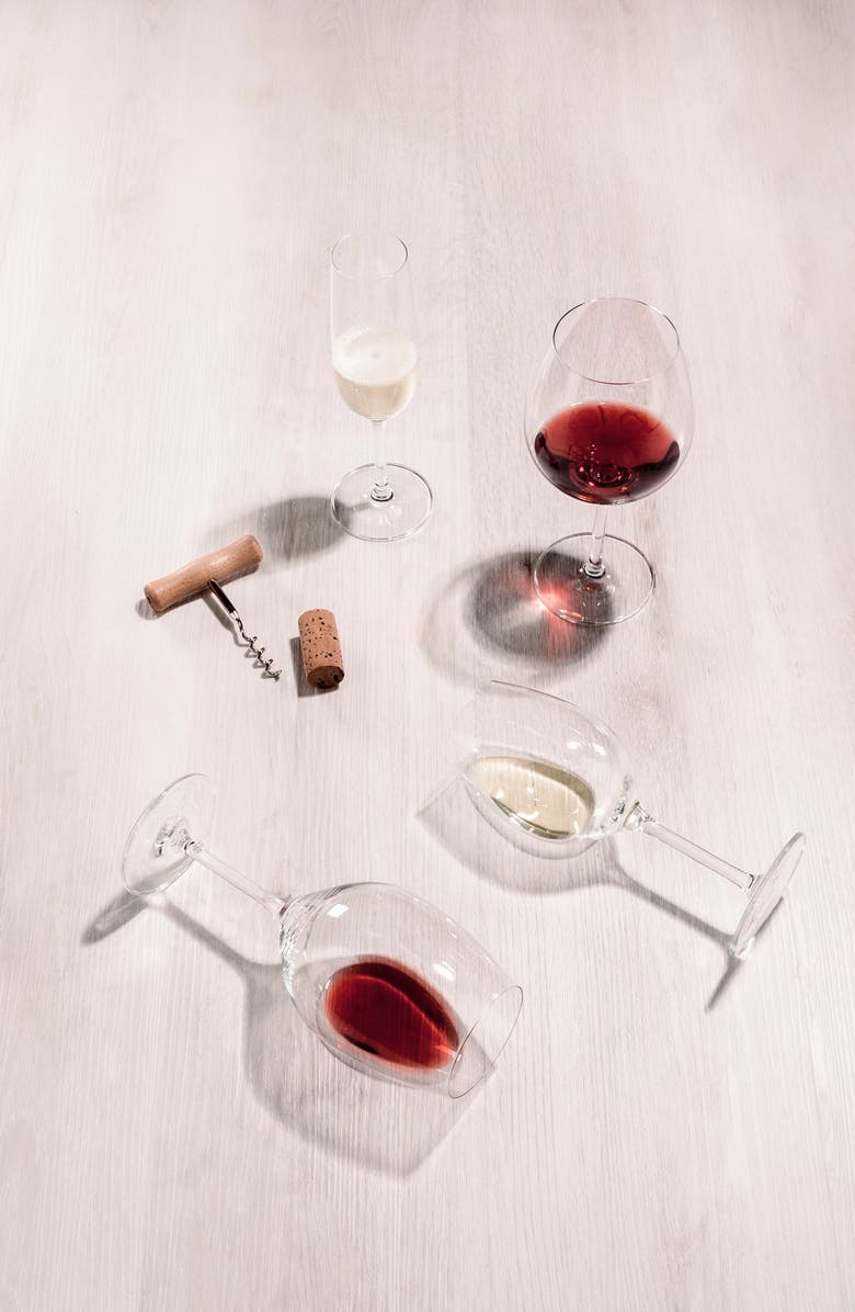 Schott Zwiesel Banquet Set of 6 White Wine Glasses, Alternate, color, Clear