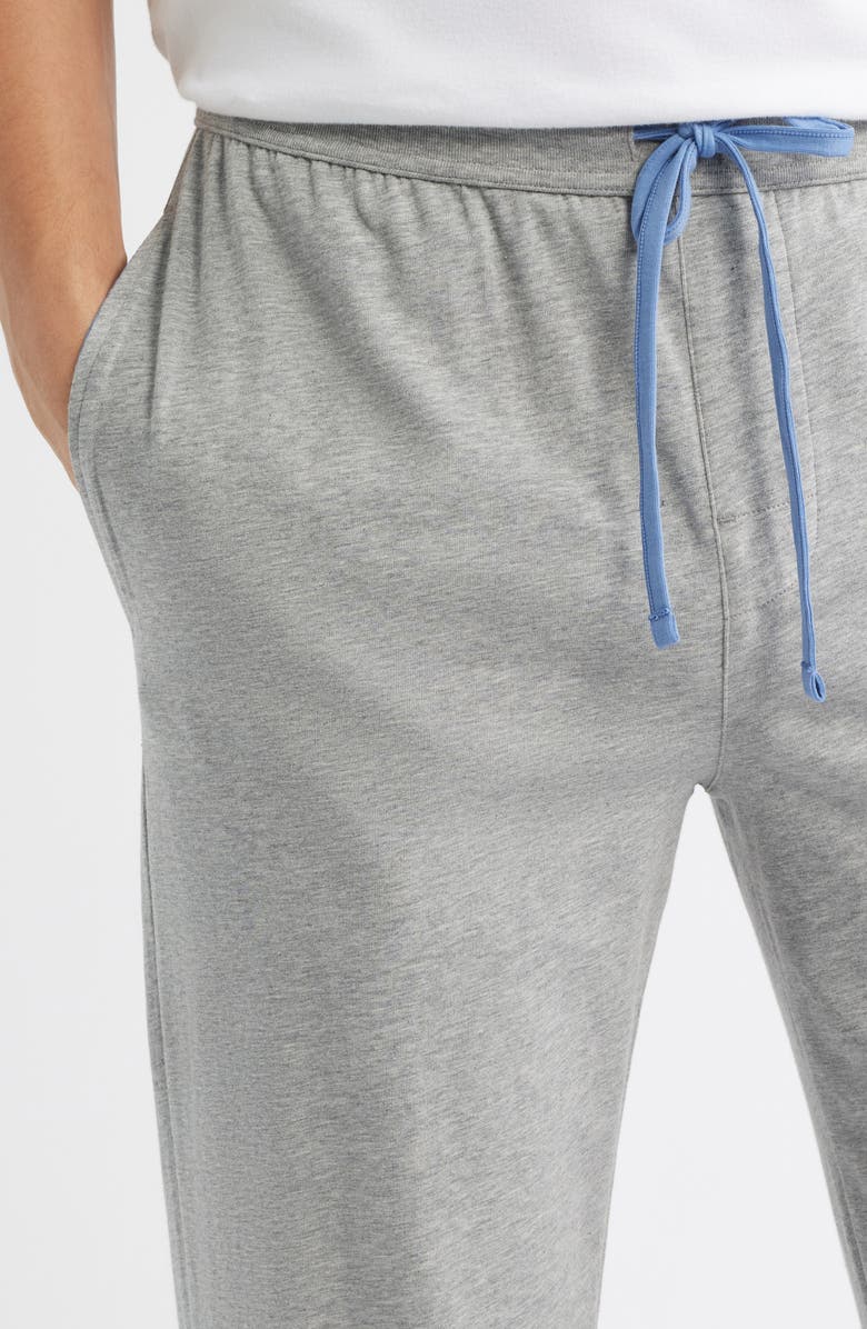 BOSS Mix Match Stretch Cotton Pajama Joggers, Alternate, color, Medium Grey