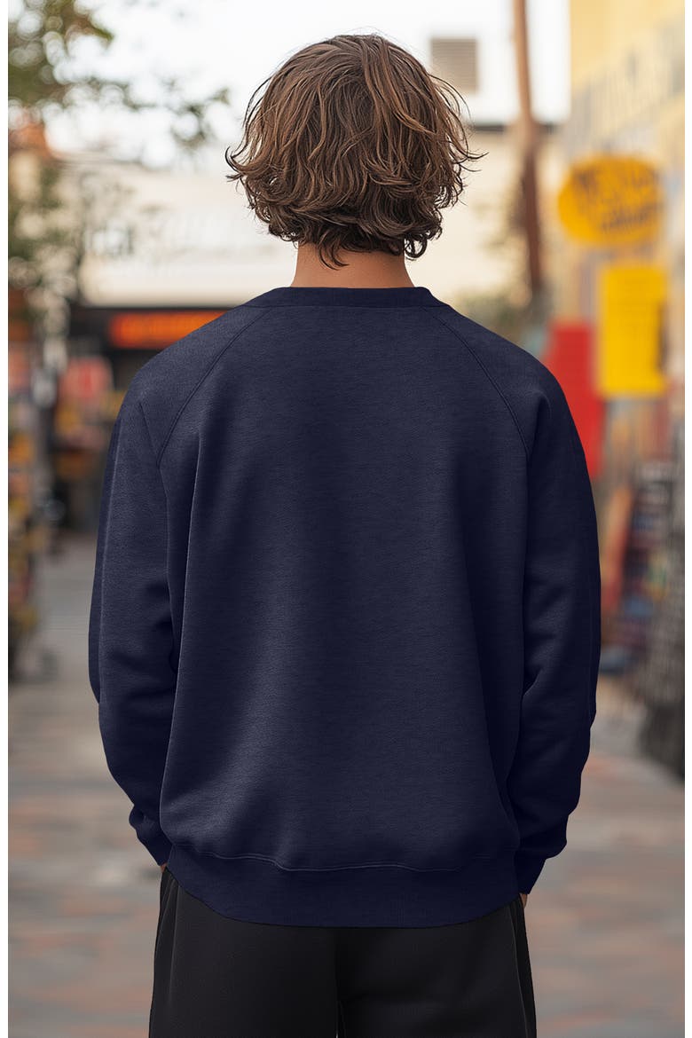 Lightning Fleece Sweatshirt, Alternate, color, Heather Navy