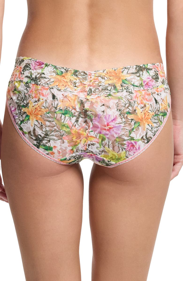 Hanky Panky Lace Vikini, Alternate, color, Botany White