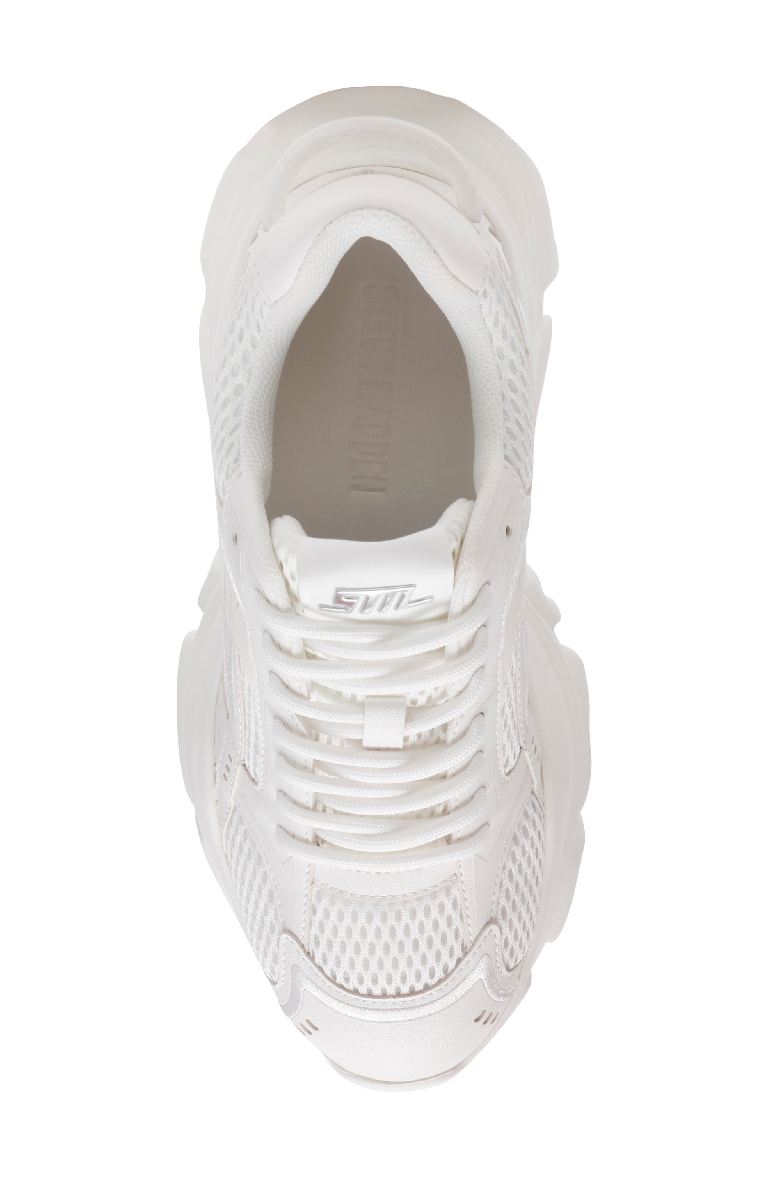 Steve Madden Ripper Platform Sneaker, Alternate, color, White