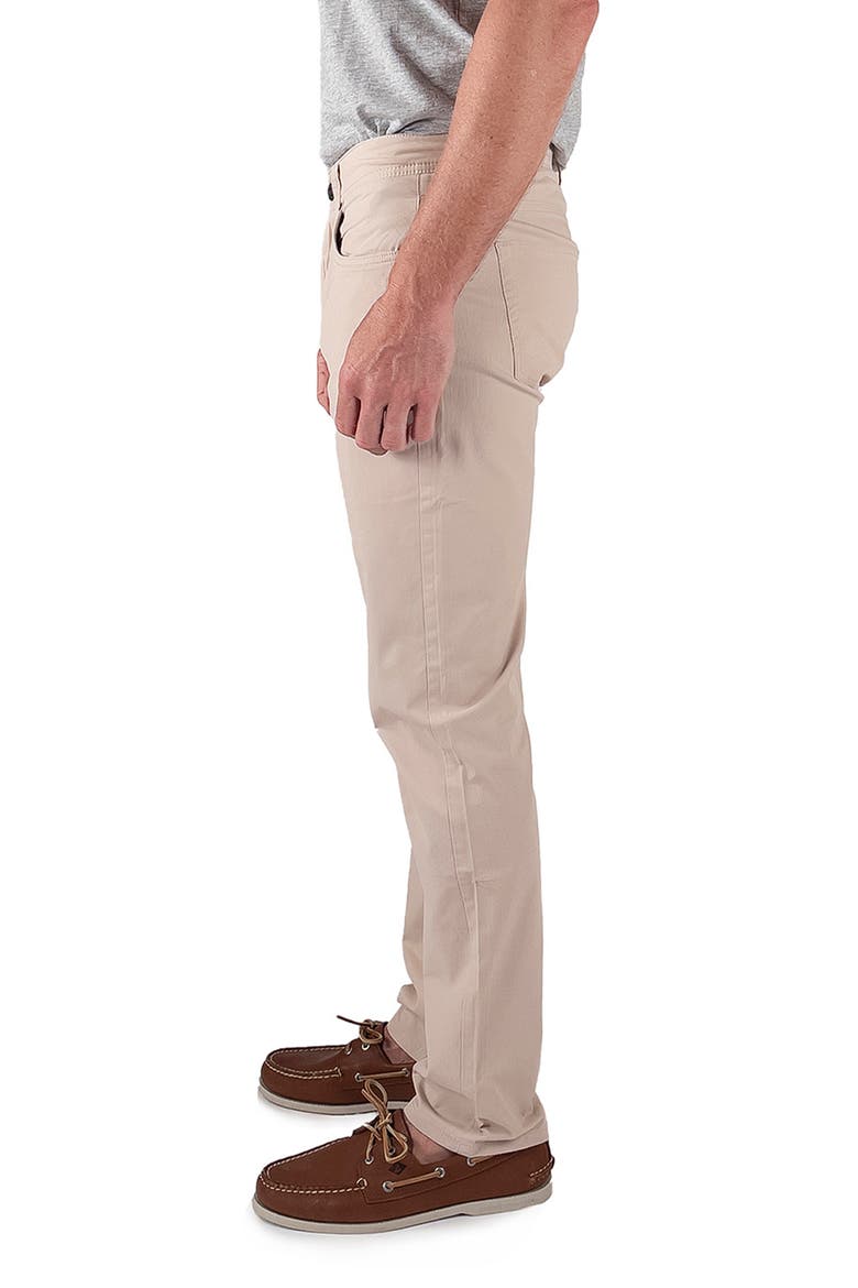 Performance Athletic Fit Pants, Alternate, color, STONE