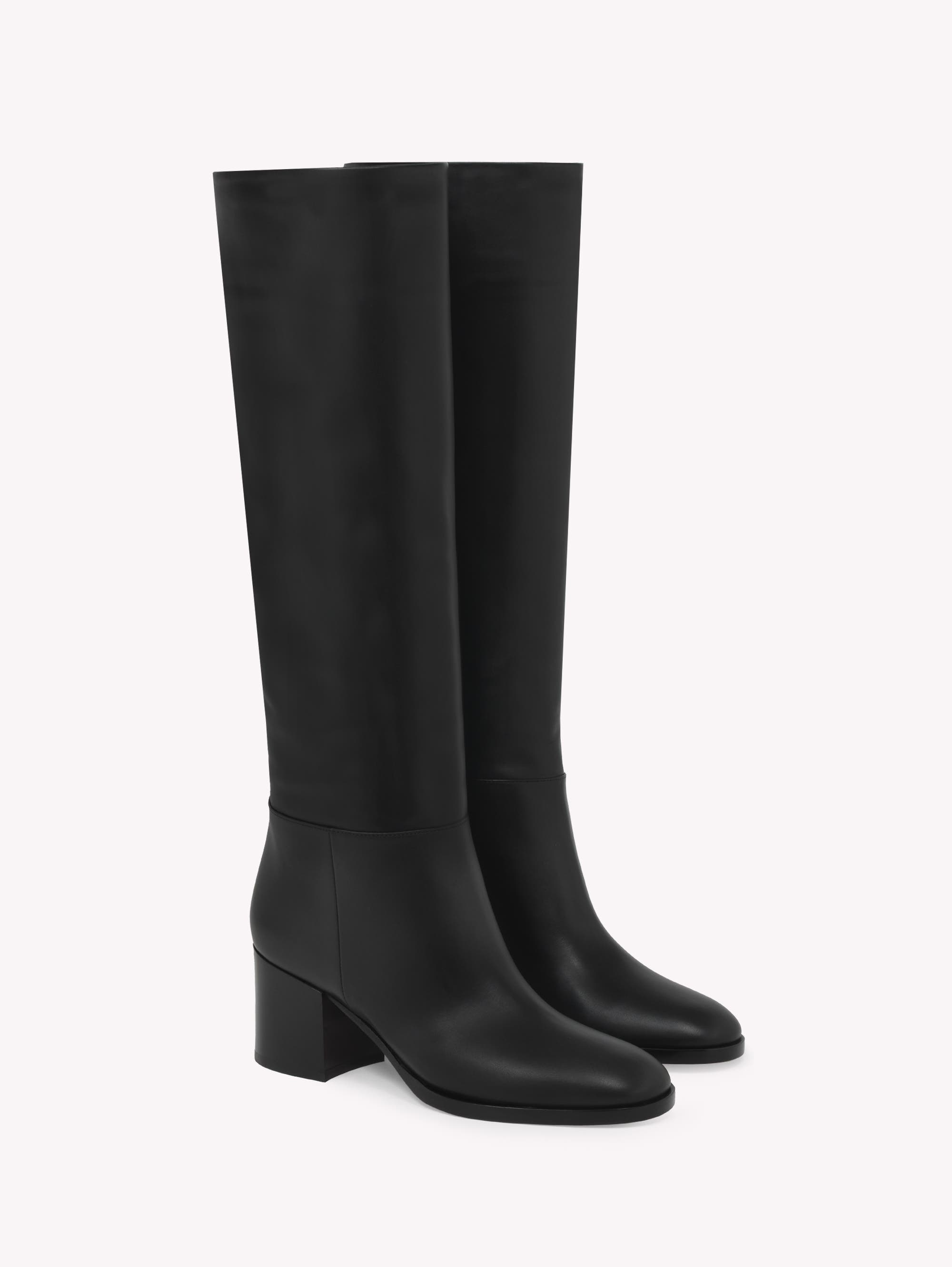 Gianvito Rossi Santiago 60 Boots, Alternate, color, Black