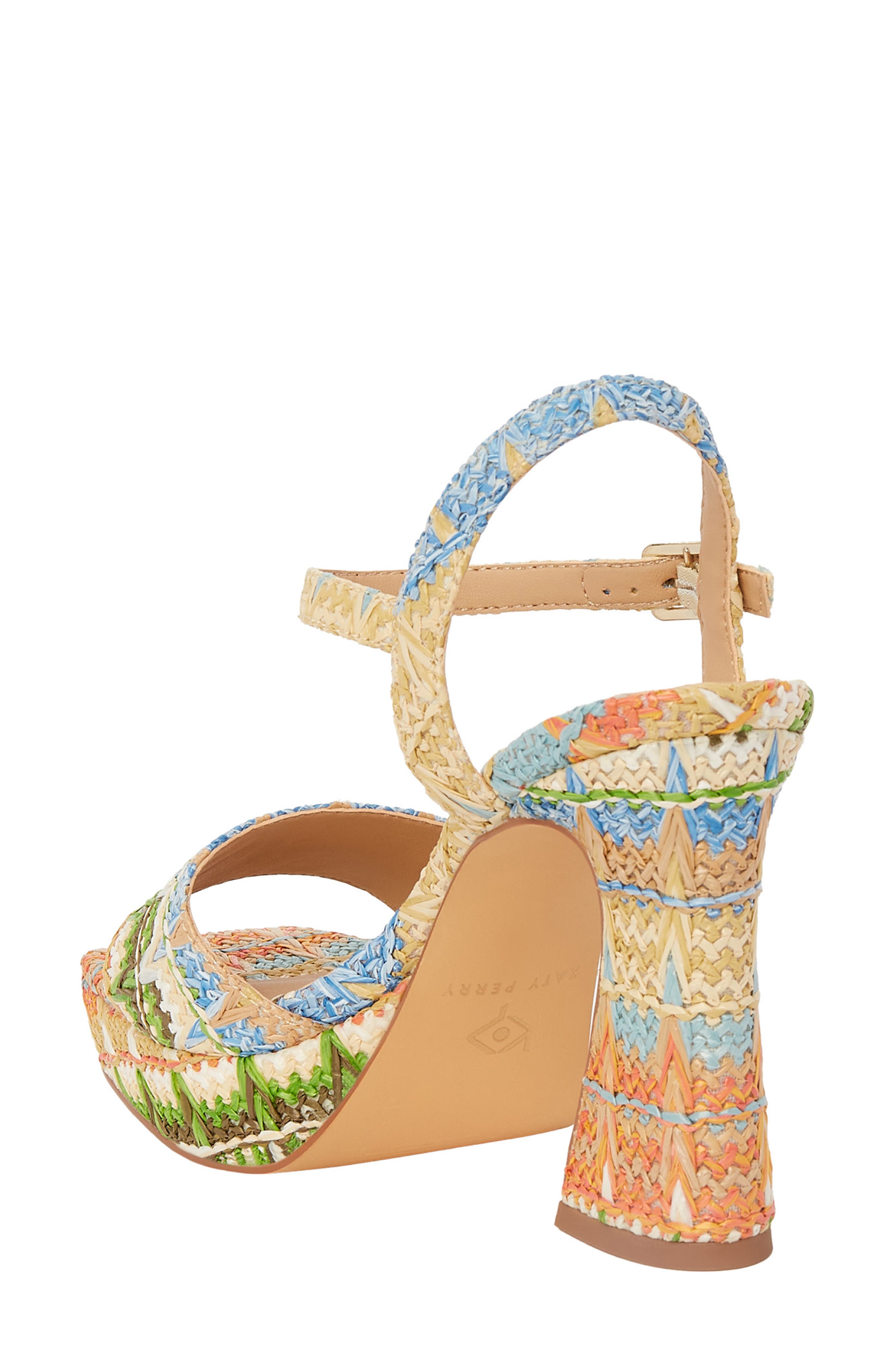 Katy Perry Woven Platform Sandal, Alternate, color, 