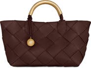 Rebecca Minkoff Mini Frankie Woven Leather Tote