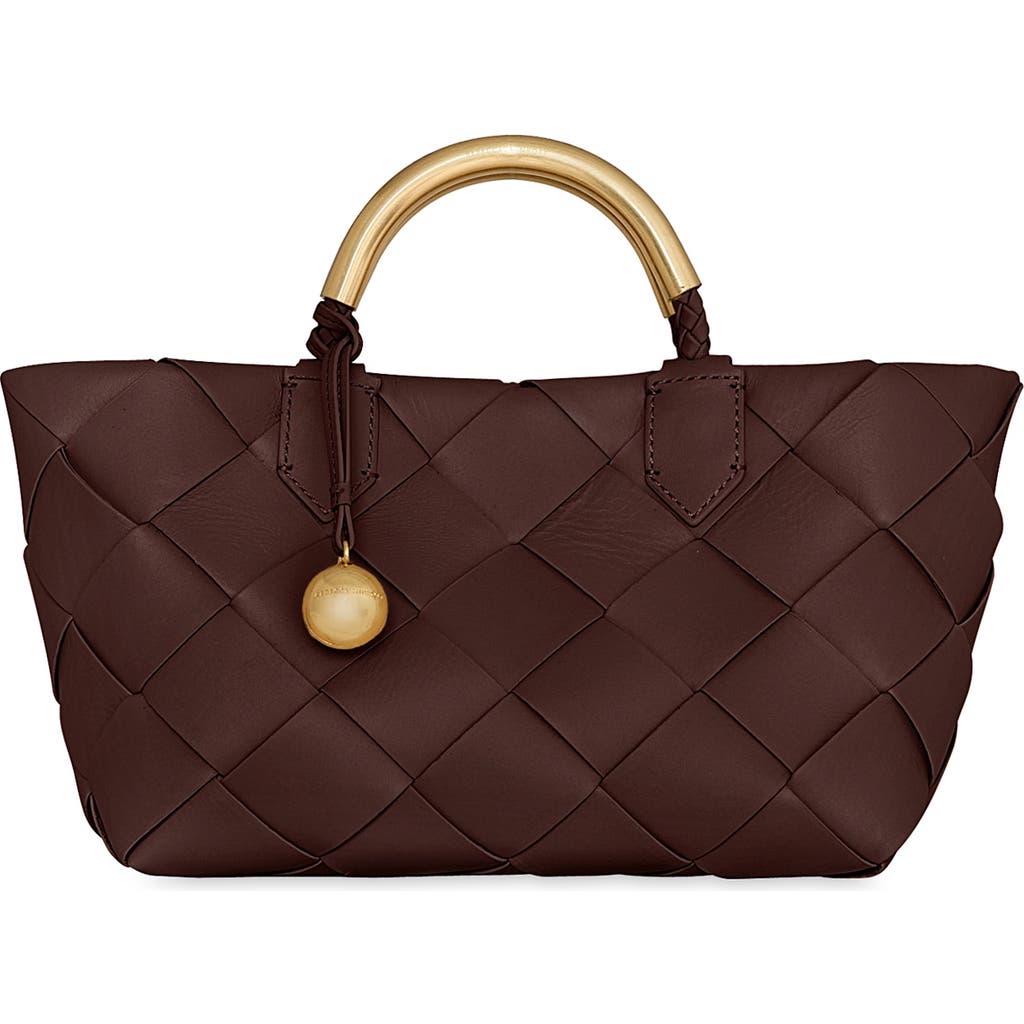 Rebecca Minkoff Mini Frankie Woven Leather Tote