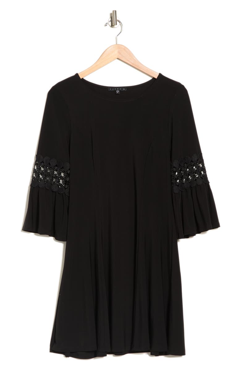 TASH AND SOPHIE Embroidered Bell Sleeve Dress, Alternate, color,