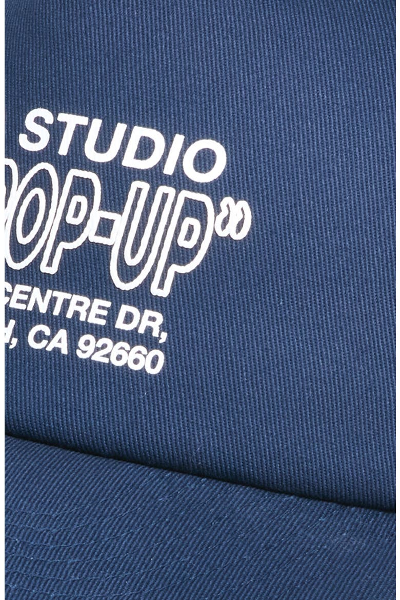 Pop-Up Cafe Snapback Cap, Alternate, color, BLUE