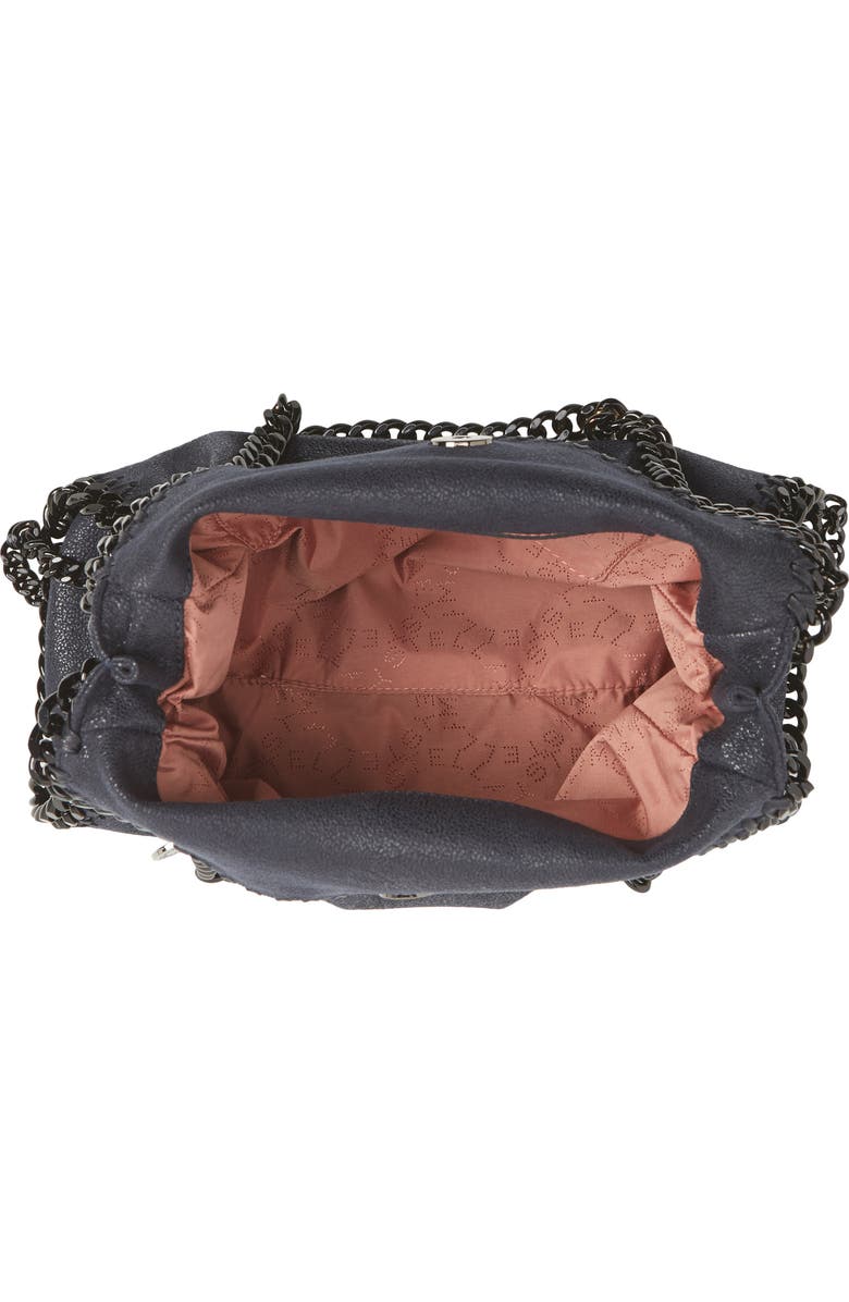 Stella McCartney Mini Falabella Shaggy Deer Faux Leather Tote, Alternate, color,