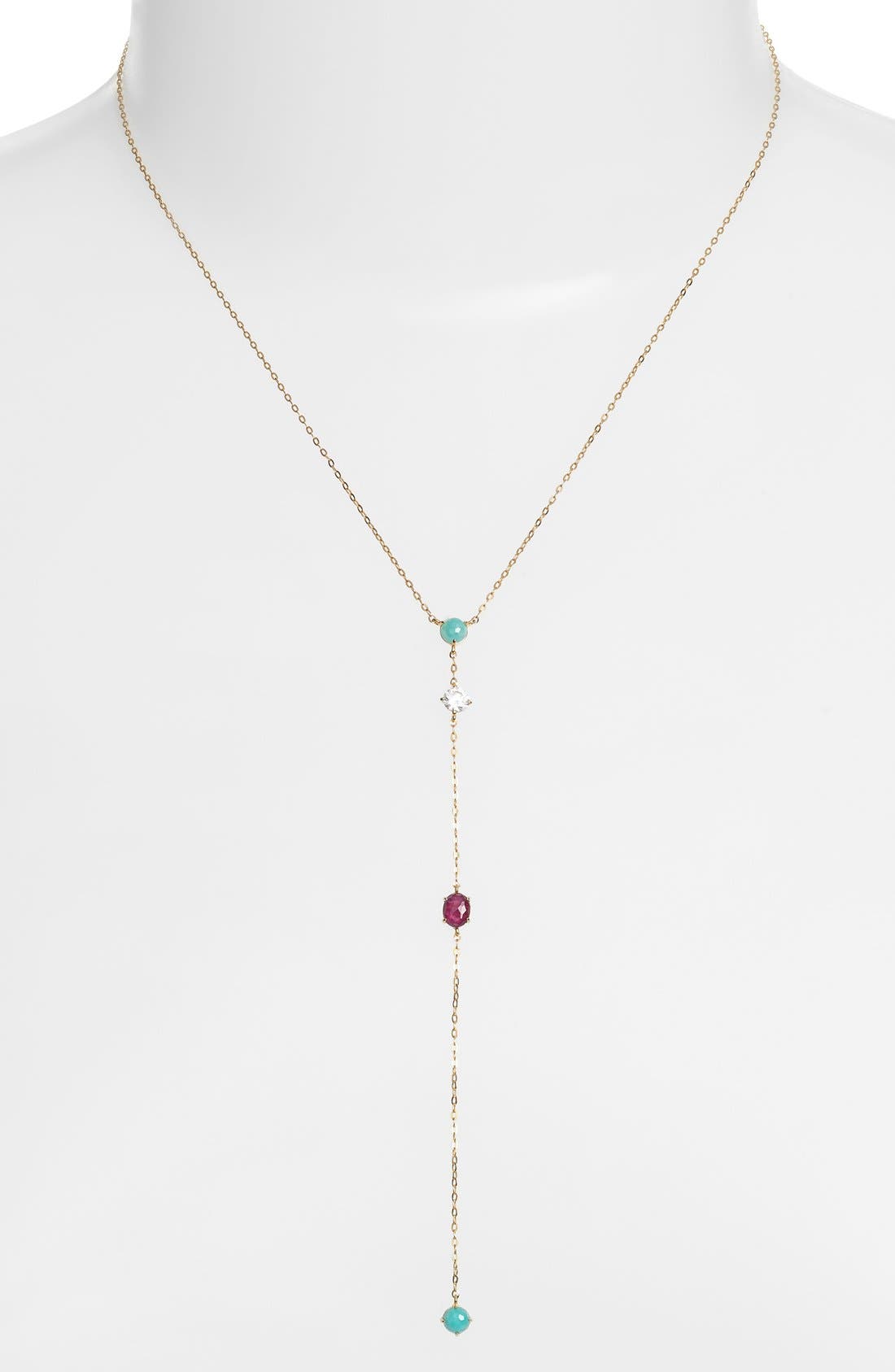 selected RUBY/ GOLD STERLING