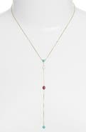 Nadri Semiprecious Stone Drop Y-Necklace
