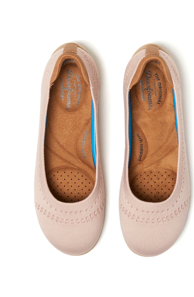 DEARFOAMS Misty Ballet Flat, Alternate, color, Pink