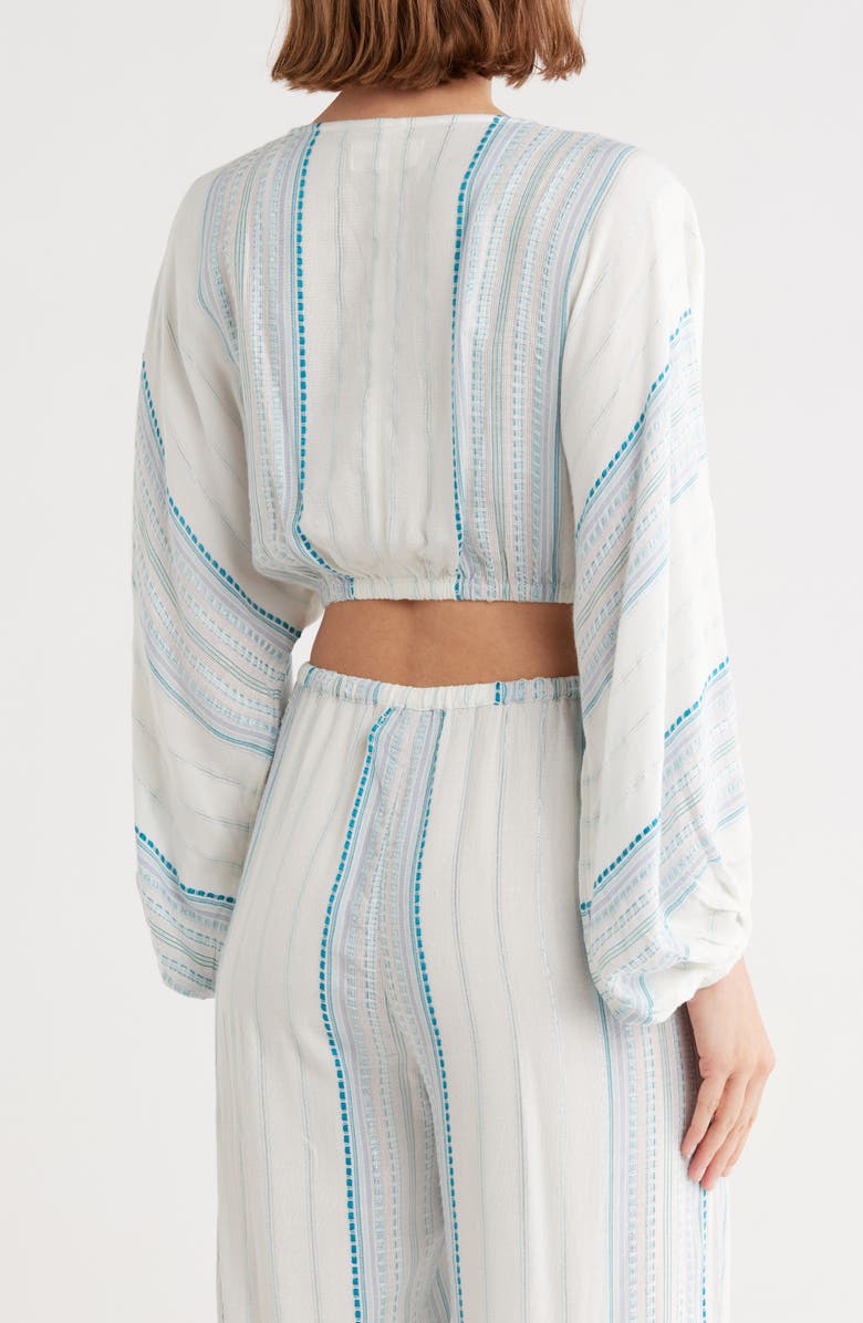 LSPACE Reese Tie Front Cover-Up Top, Alternate, color,