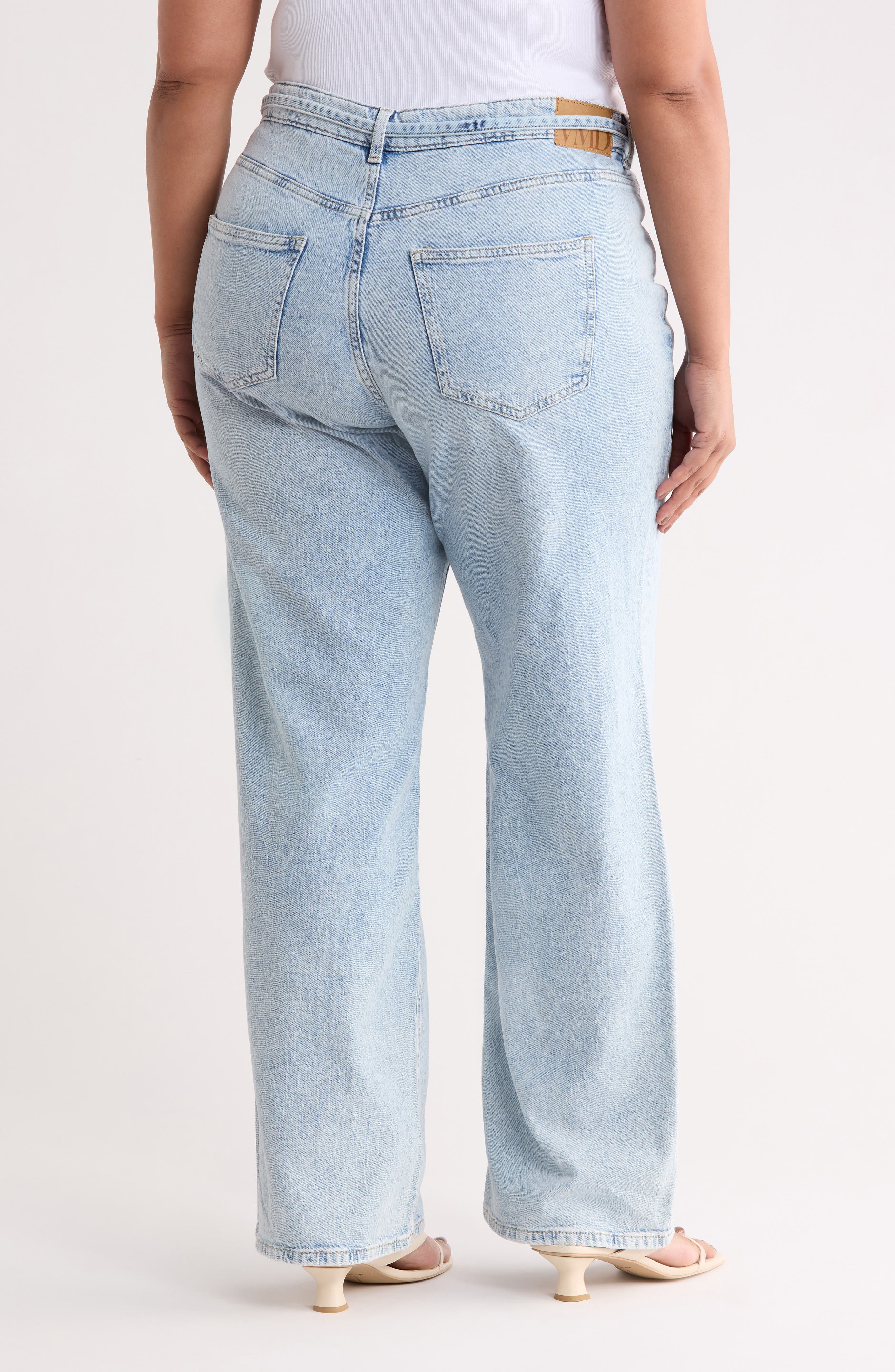 Wide Leg Belted Jeans - image 2