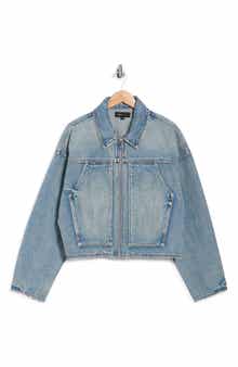 PURPLE BRAND Cropped Carpenter Jacket